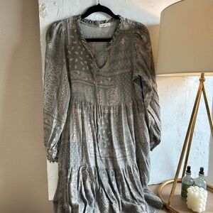 Shop Stevie Gray Paisley Midi Dress